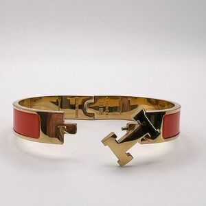 Hermes Click H Bracelet Orange